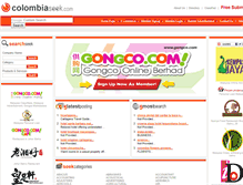Tablet Screenshot of colombiaseek.com